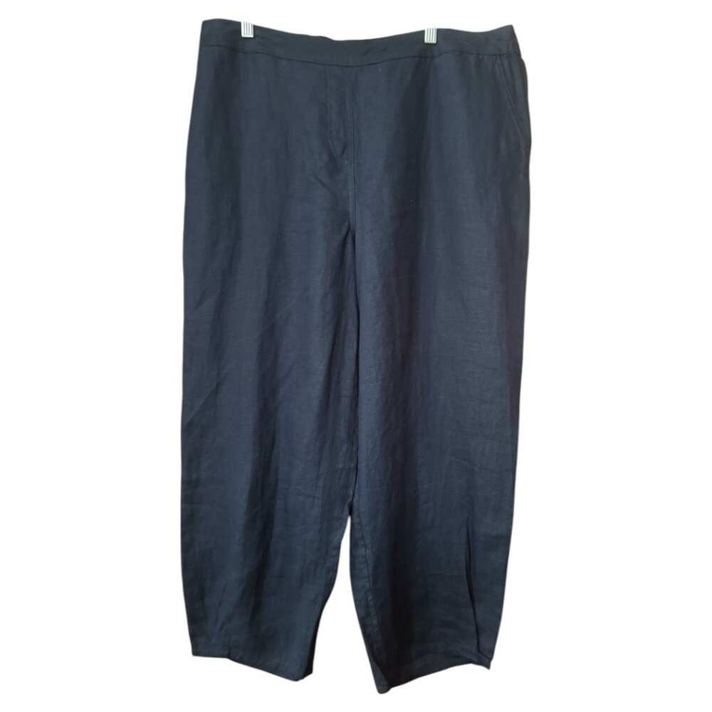 FOIL Wide Leg Linen Pant NWT